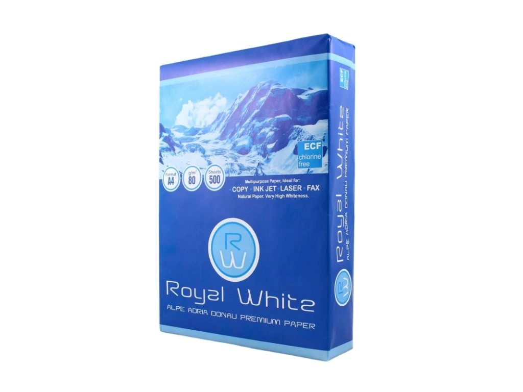 Kancelársky papier ROYAL WHITE A4, – 8 g/m2, 500listov